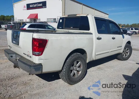 2010 Nissan Titan Se из США, поврежденный, VIN 1N6BA0ED2AN310749